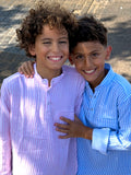 Popover muslin shirt - Baby pink