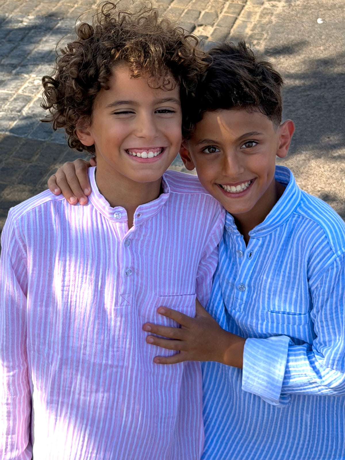 Popover muslin shirt - Baby pink