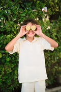 Butter yellow muslin set