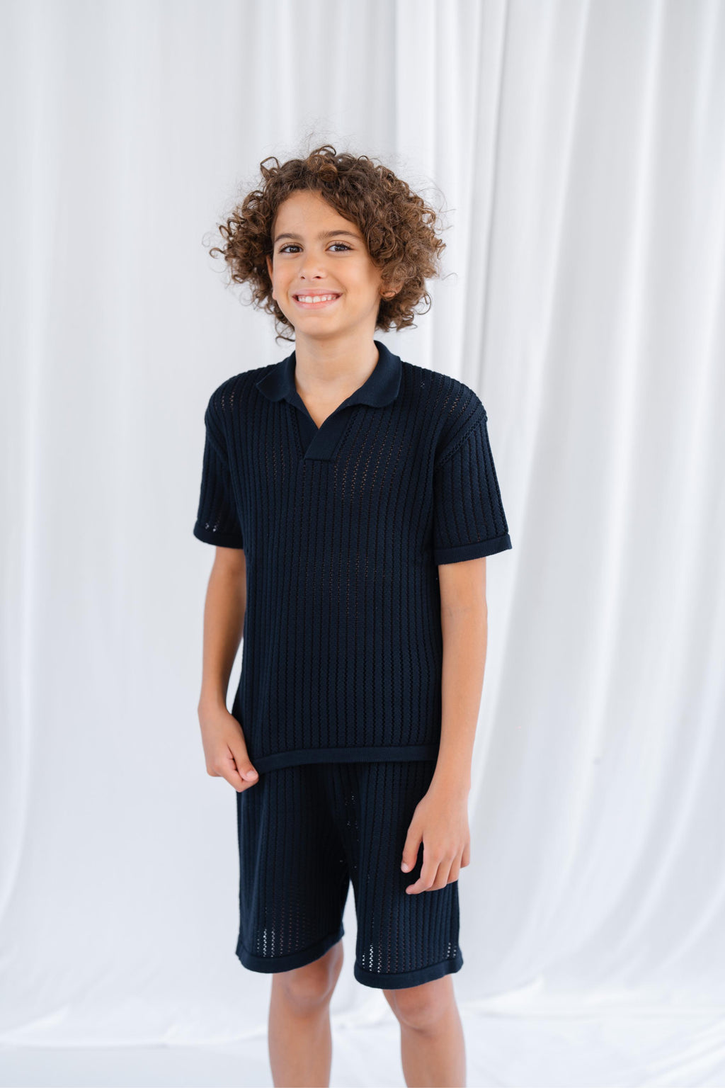 Knitted Navy Set
