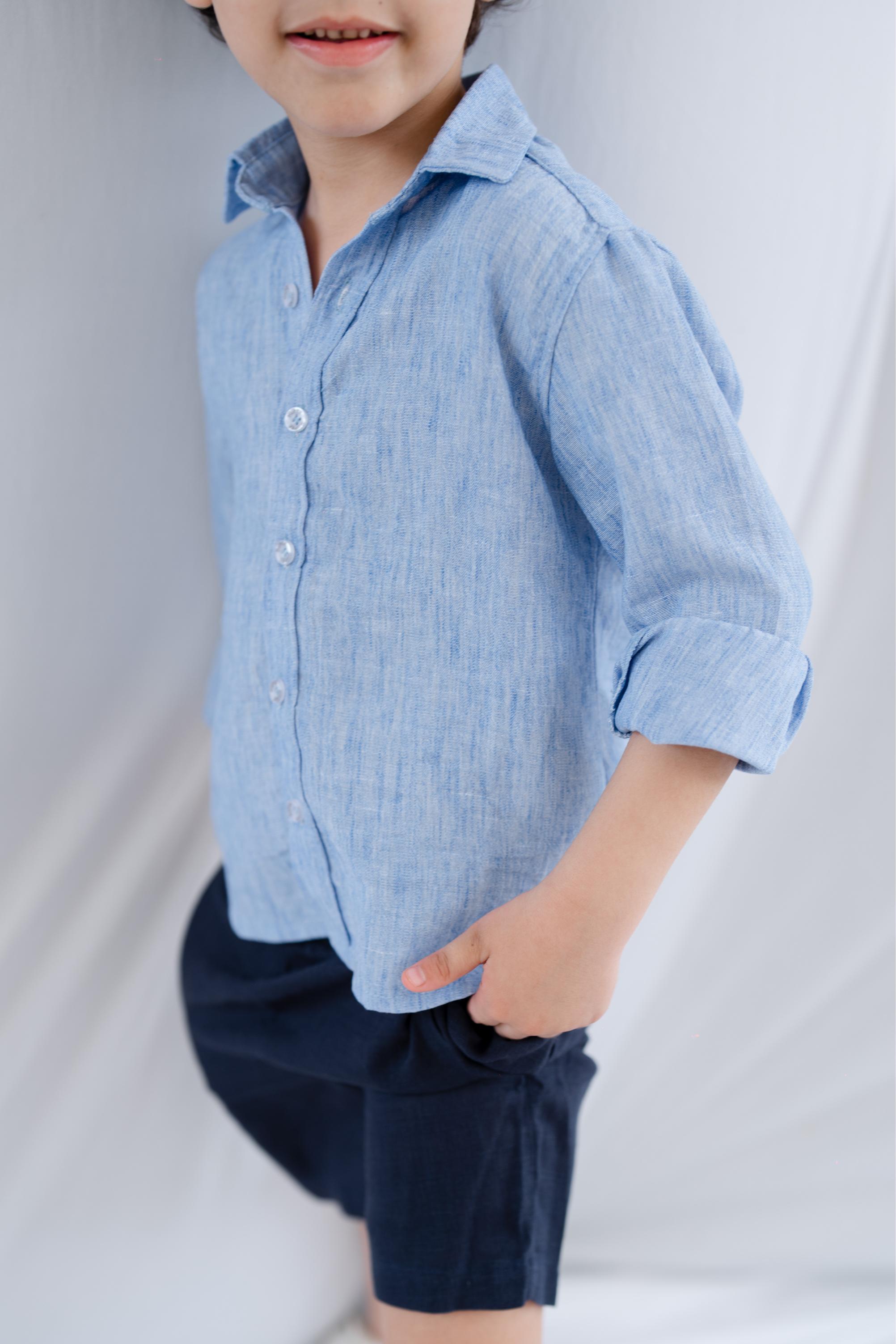 linen blend shirt
