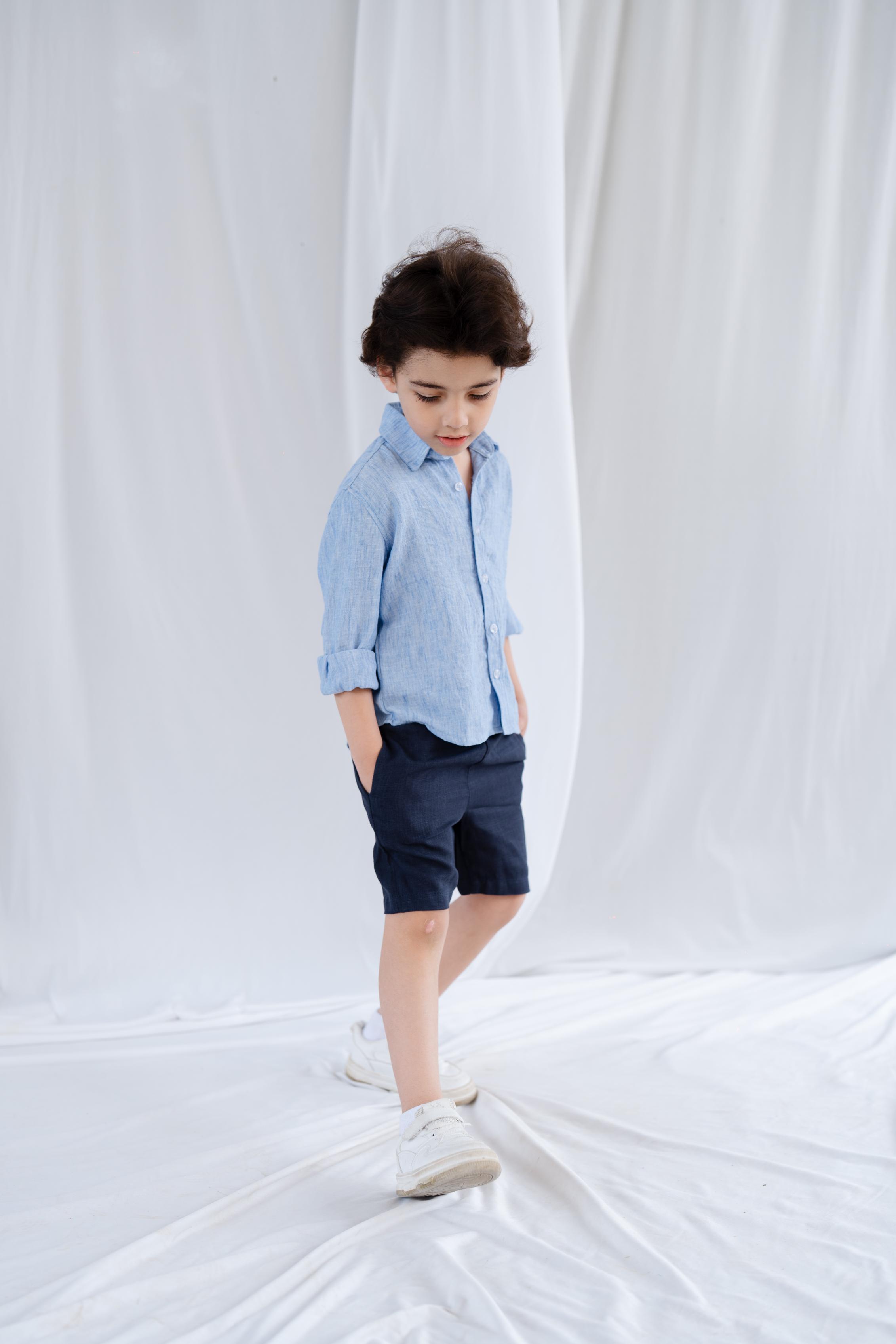 linen blend shirt