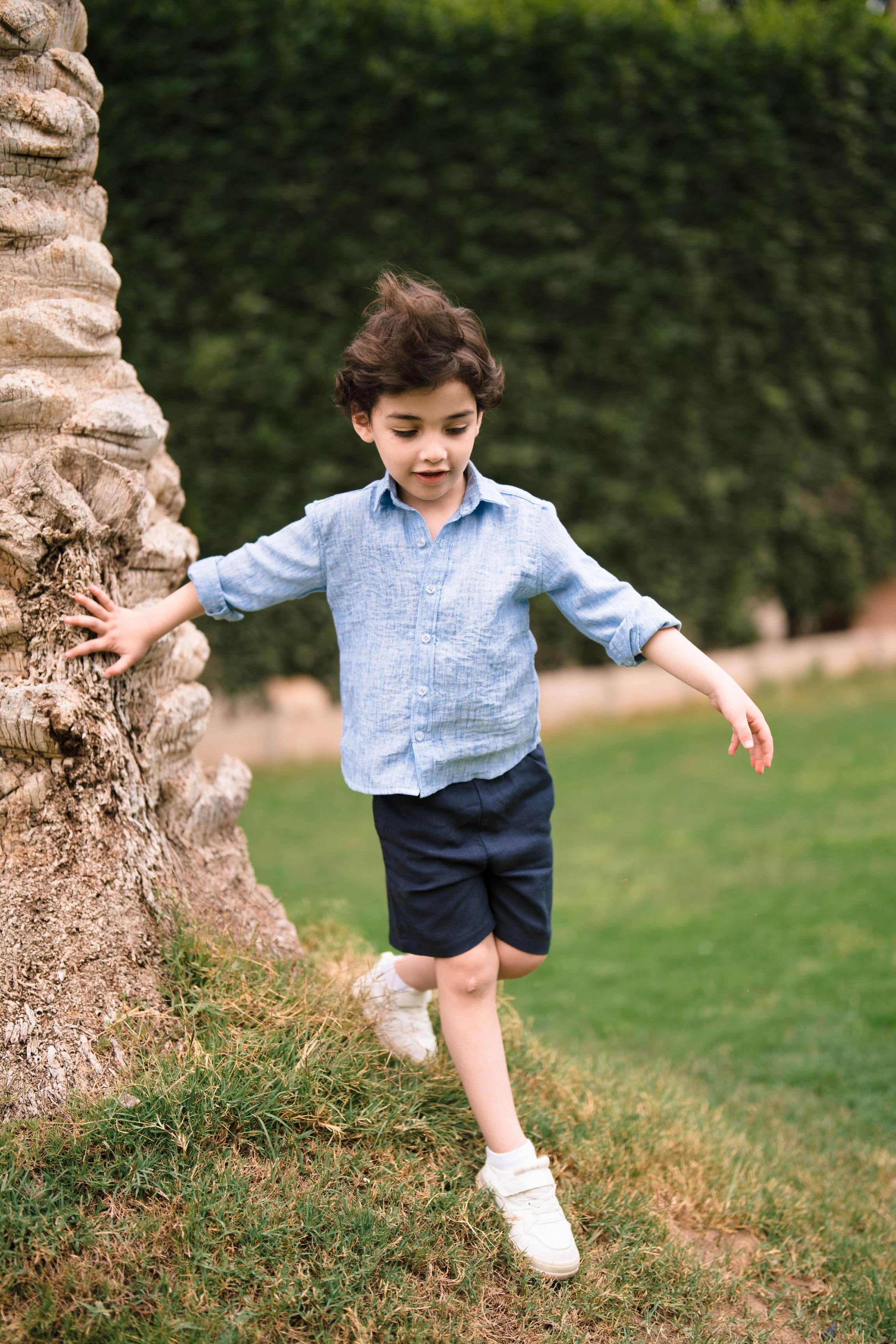 linen blend shirt
