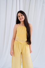 Yellow cotton set