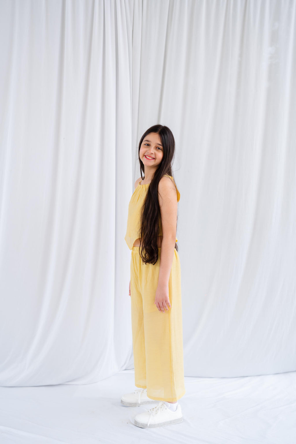 Yellow cotton set