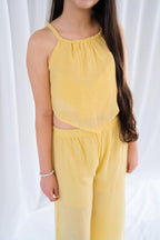 Yellow cotton set